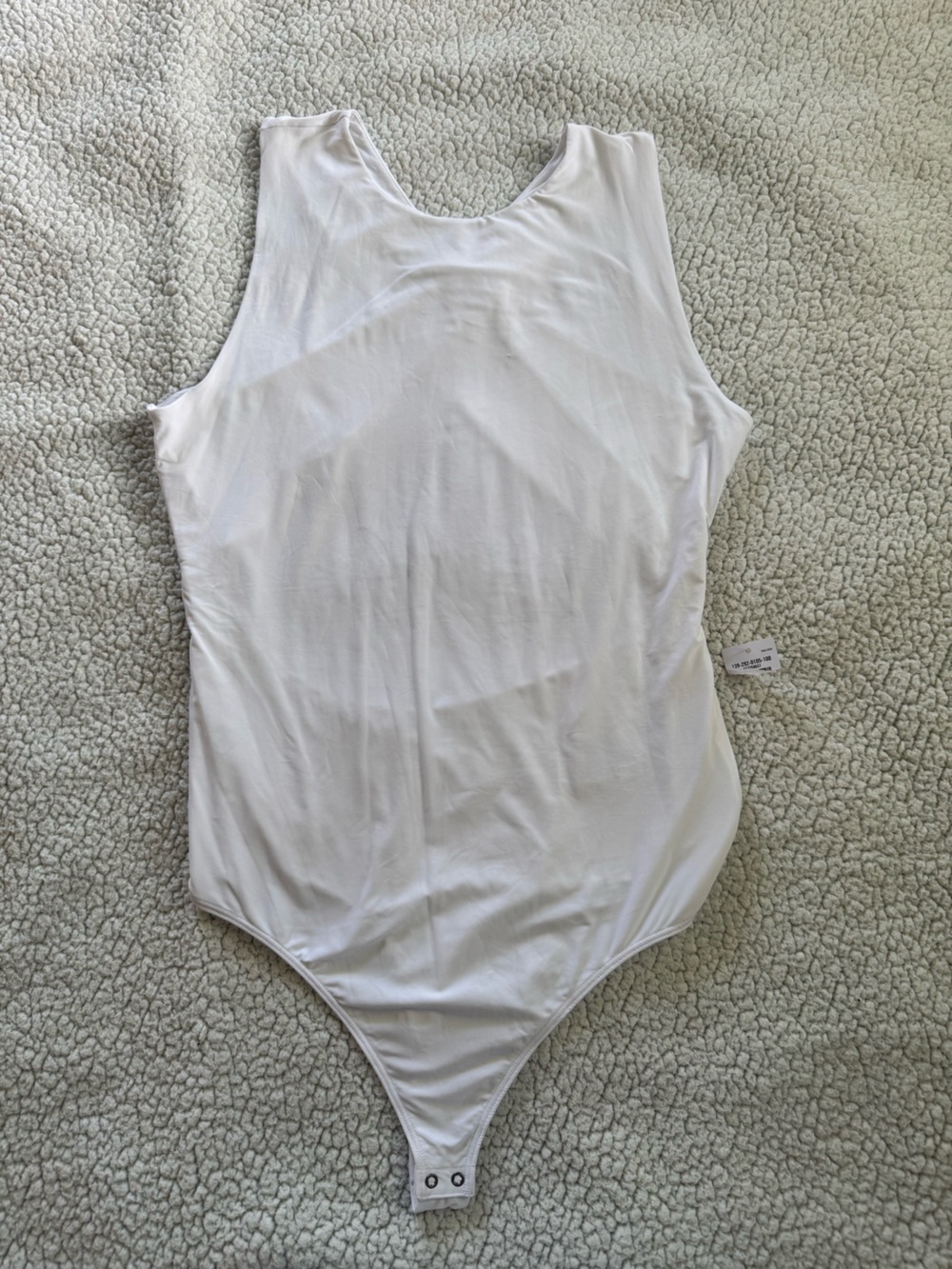 NWT Abercrombie & Fitch White Sleeveless Bodysuit - flawed